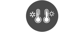 In climates with drastic temperature shifts, TAKTL’s proven freeze-thaw performance ensures its integrity over decades
